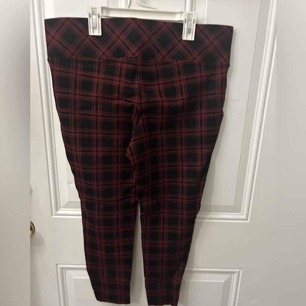 Torrid Plaid Pixie Legging Pants Dark Academia WOMENS SIZE 0x